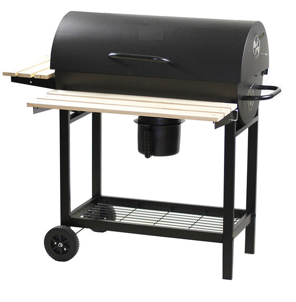 prezzo Barbecue a Carbone  con Coperchio 108x72x101 cm in Acciaio Inox con Ruote Gringo