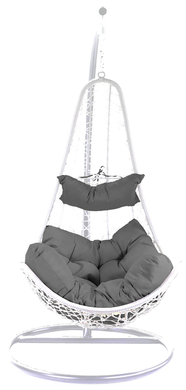 Dondolina Gartenhängematte 82 x 65 x 124 cm aus weißem Rialto Polyrattan prezzo