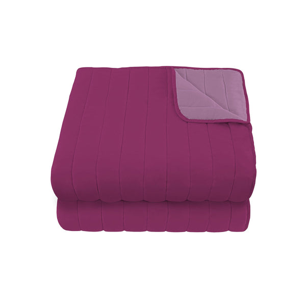 Doubleface Quilt 100gr Flieder/Fuxia Verschiedene Größen sconto