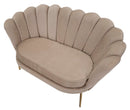 Divano 2 Posti 136x76x78 cm in Tessuto Imbottito