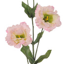 Set 4 Lisianthus Artificiali Composto da 3 Fiori Altezza 82 cm Rosa