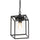 E27 Außenpendelleuchte aus schwarzem Sovil-Aluminium