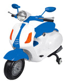 Scooter Elettrico per Bambini 6V Kidfun Classic Bianco/Azzurro