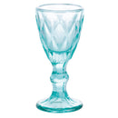 Set 6 Tazzine per Liquori Liquorini Prisma Greenery in Vetro VdE Tivoli 1996 Verde