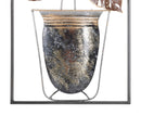 Pannello Vase 31x3,5x89,5 cm in Ferro Multicolor