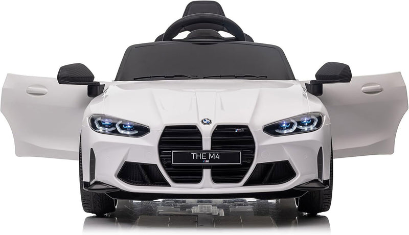 Macchina Elettrica per Bambini Licenza Ufficiale Bmw M4 10,8V 3,1Ah Bianco       