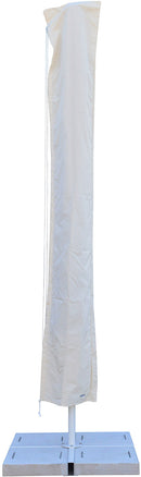 Ombrellone da Giardino 4x4m in Alluminio Palo Ø60 mm Telo in Poliestere Brera Blu