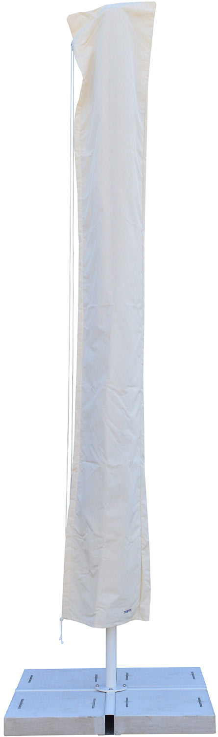 Ombrellone da Giardino 4x4m in Alluminio Palo Ø60 mm Telo in Poliestere Brera Blu