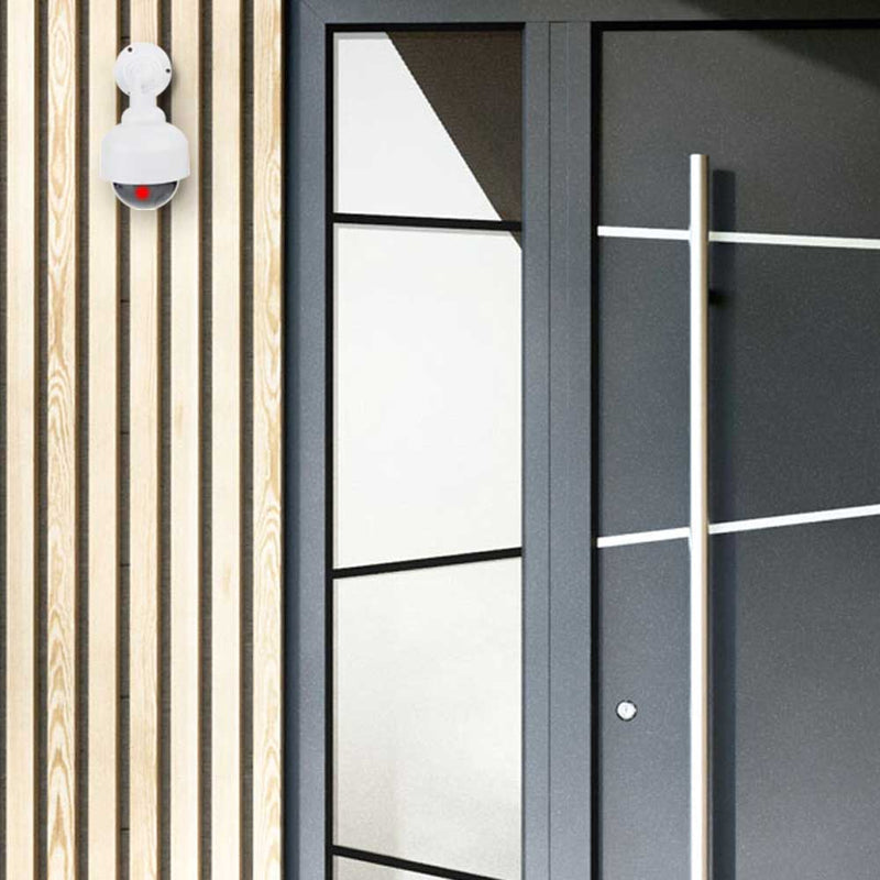 Telecamera Finta Videosorveglianza con Led Lampeggiante Camera Sicurezza Casa Grundig