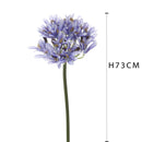 Set 4 Fiori Artificiali di Agapantus Altezza 73 cm 