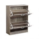 Scarpiera Sally 60x24x80 h cm in Legno Naturale