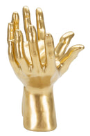 Statua Mani ""Peace"" 25x24x15 cm in Poliresina Oro