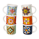 Set 6 Tazzine da Caffè Ø6,5x6,3 cm in Bone China VdE Tivoli 1996 Infinito