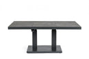 Tavolo da Giardino 140x85x49-72h cm Truman Antracite