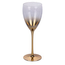 Set 6 Calici Vino Très Chic in Vetro VdE Tivoli 1996 Gold