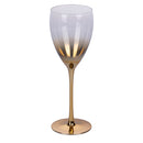 Set 6 Calici Vino Très Chic in Vetro VdE Tivoli 1996 Gold