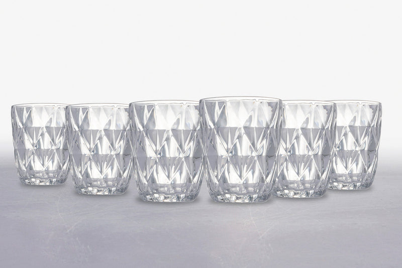 Set 6 Bicchieri Acqua in Vetro 260 ml Villa d'Este Home Tivoli Renaissance