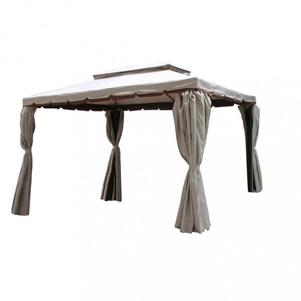 online Pavillon Havanna 3 x 4 m in schwarzem Aluminium