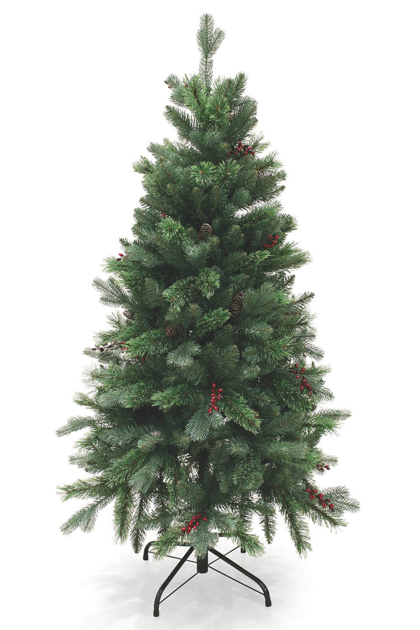prezzo Weihnachtsbaum mit Tabby-Beeren und Tannenzapfen Toronto Green