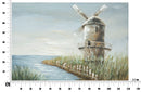 Dipinto su Tela Mulino 120x3,7x80 cm in Alluminio Plastica e Canvas