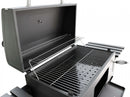 Barbecue a Carbonella 160x65x107,5 h cm in Metallo Nero