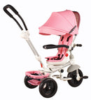 Passeggino Triciclo con Sedile Girevole 360° Miller Baby Swing Rosa