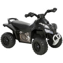 Mini Quad per Bambini 18-36 Mesi a Spinta Manuale con Musiche Integrate e Ampia Impugnatura in PP e Metallo Nero      