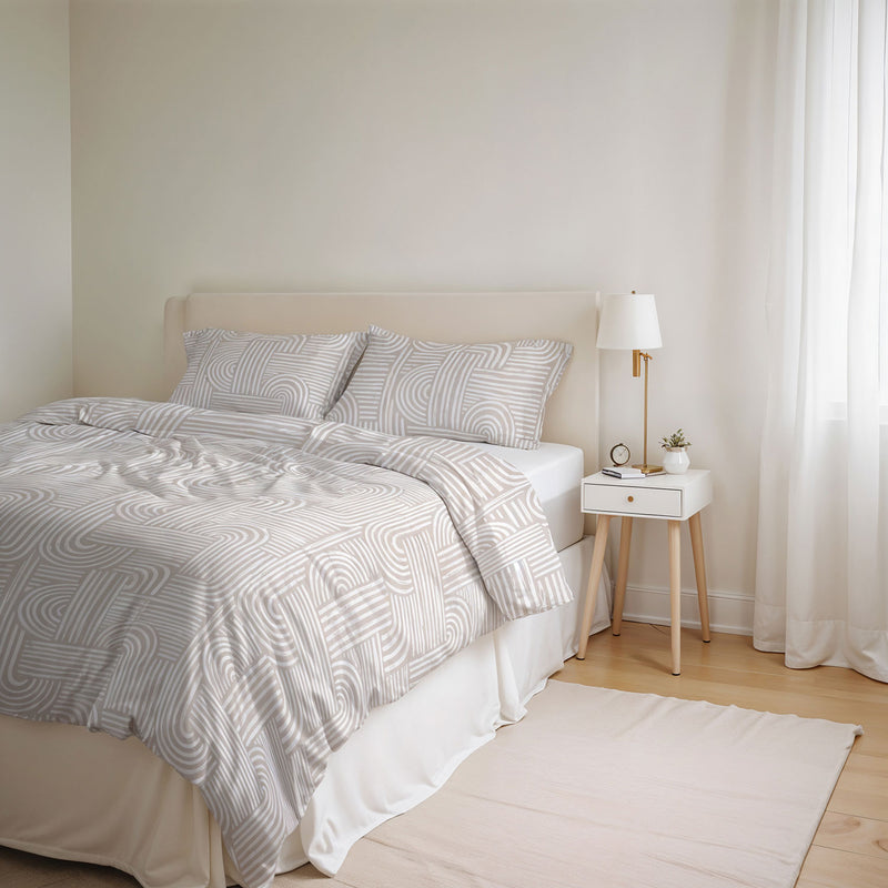 Copripiumino con Stampa sul Sacco e Federe Linea Ida Diana Varie Misure