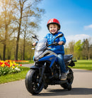 Moto Elettrica per Bambini Licenza Ufficiale Honda NC750X 12V 4,5Ah Blu