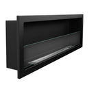 Camino a Bioetanolo da Incasso 120x15x40 cm Furore 120 Nero