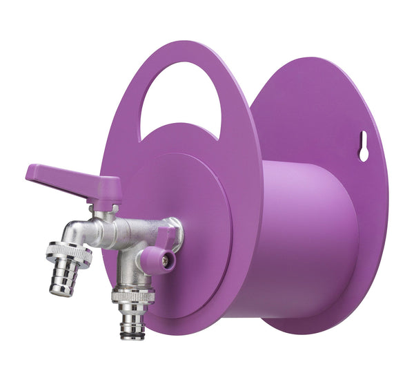 online Portatubo da Muro in Metallo con Rubinetto a Doppia Uscita Belfer 42/MU Viola