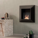 Camino a Bioetanolo da Incasso 88x20x88 cm 2500W 1,3L Elysium Nero 