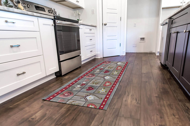 Tappeto Passatoia in Poliestere con Stampa Digitale Tirol Varie Misure