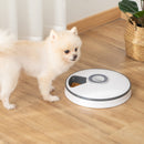 Distributore Automatico Cibo Cani e gatti Ø30,5x7,2 cm a Batteria con Timer e Display