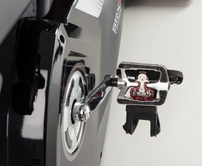 Spin Bike Elettromagnetica Volano 24Kg 150Kg Max 32 Livelli Leva di Sicurezza Toorx Chrono Line SRX-300 HRC App Ready