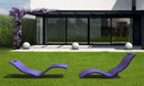 Lettino Chaise Longue da Esterno Giardino Seduta a Terra Arkema Serendipity Bianca