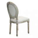 Sedia Constance 48x46x96 h cm in Tessuto Beige