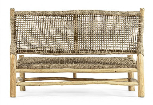 Divano 2 Posti Lampok in Fibra Sintetica