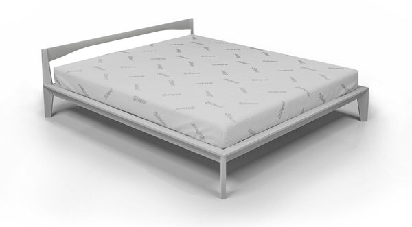 prezzo Matratzenbezug aus Polyester Silber Weiß Verschiedene Größen