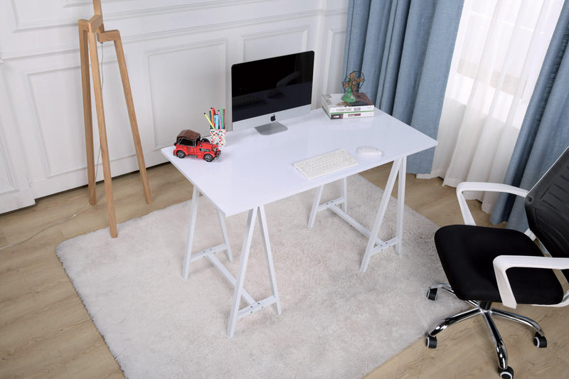 Scrivania in Metallo Piano in Melaminico Fumer 881 Bianco