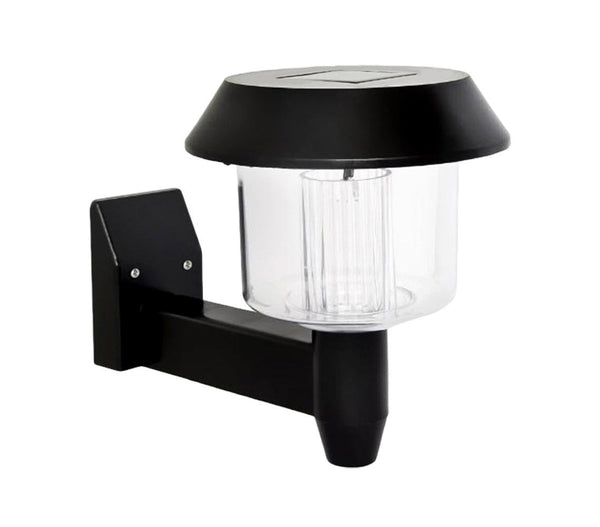 online Wandleuchte 15 cm für LED-Außenwandleuchte mit Solarenergie Schwarz