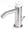 Einhebel-Bidet-Mischbatterie aus Edelstahl mit Neve-Griff