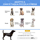Lettino Brandina per Cani Piccoli e Medi 91x69x29 cm Rialzato con Poggiatesta da Esterno in Tessuto a Rete Nero      
