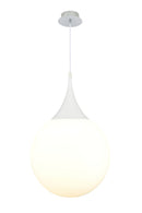 Lampada pendente Pendant in Metallo Dewdrop Bianco