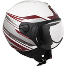 Casco Jet per Scooter Visiera Sagomata CGM Manchester 107X Bianco