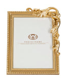 Cornice Fregis 19,5x3,7x25,5 cm in Poliresina e Vetro Oro