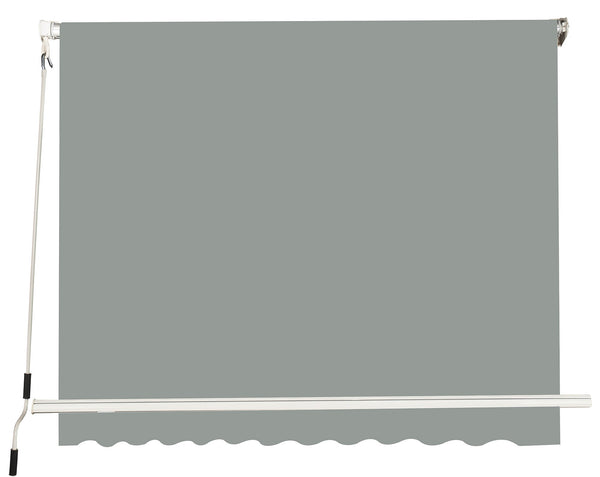 acquista Fallmarkise mit Armen 245 x 245 cm Grau