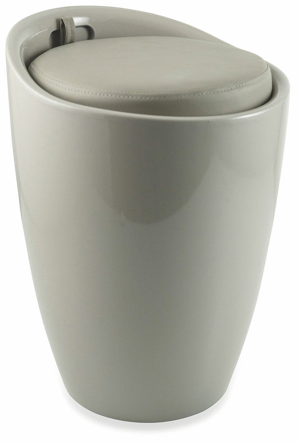 Pouf Hocker Container Ø37x45,5 cm aus ABS Soriani Tortora acquista