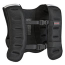 Giubbotto Zavorrato 8 kg con Cinghie Regolabili e Strisce Riflettenti 43x33 cm in Neoprene e Sabbia Nero      
