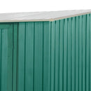 Casetta Box da Giardino in Lamiera 215x145x195 cm Joy-B Verde